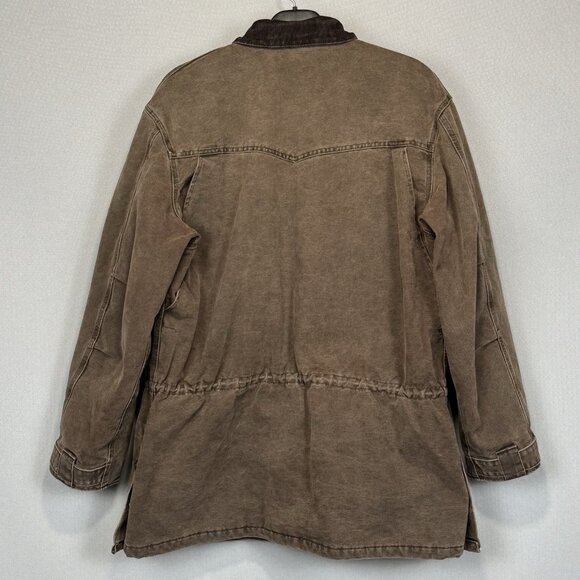 VTG Carhartt Jacket Coat Mens XL Reg Chestnut Blanket Lined Chore Barn C52 CHT - Picture 2 of 14